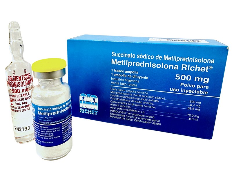 Metilprednisolona Richet 500 mg