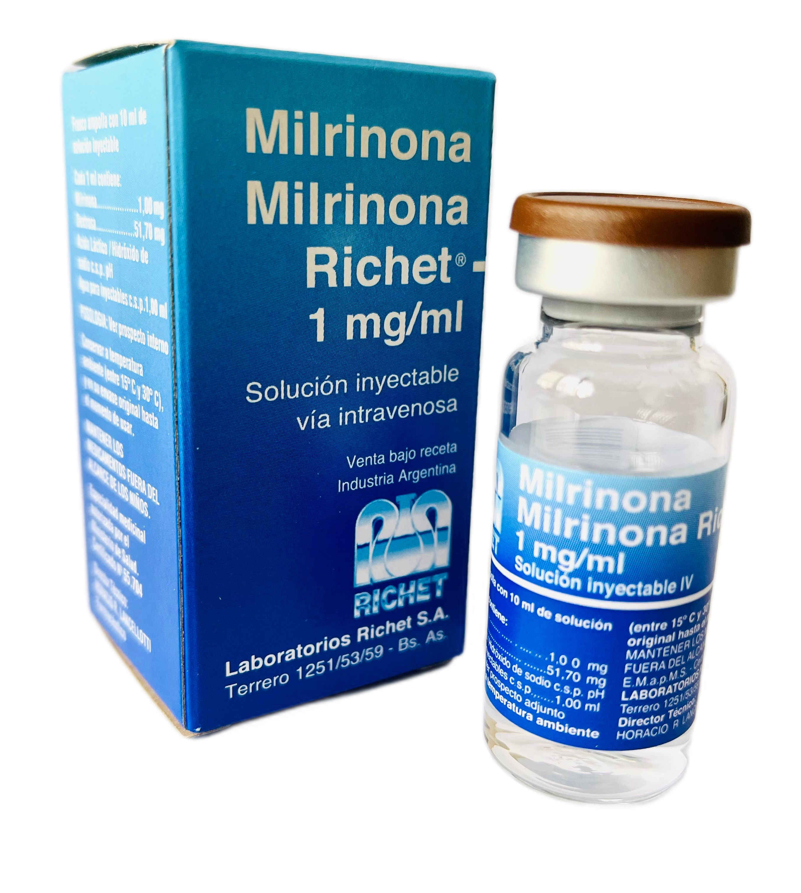 MILRINONA RICHET 1 mg/ml