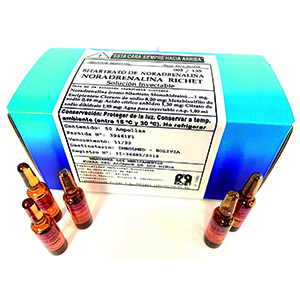Noradrenalina Richet 1 mg/ml